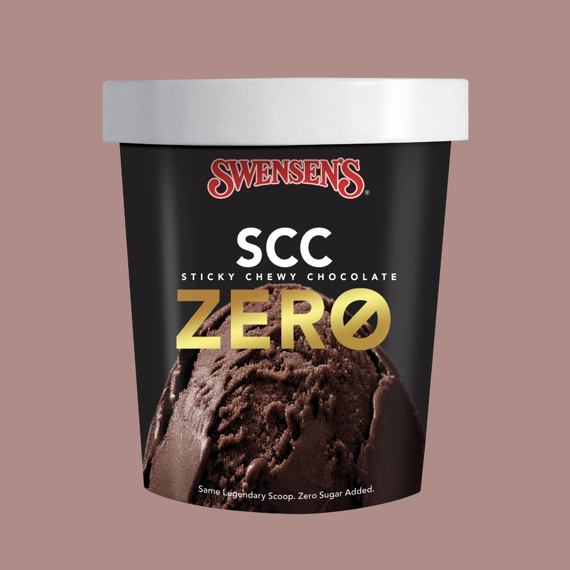 Sticky Chewy Chocolate Zer0 Ice Cream Pint | Swensen's Singapore